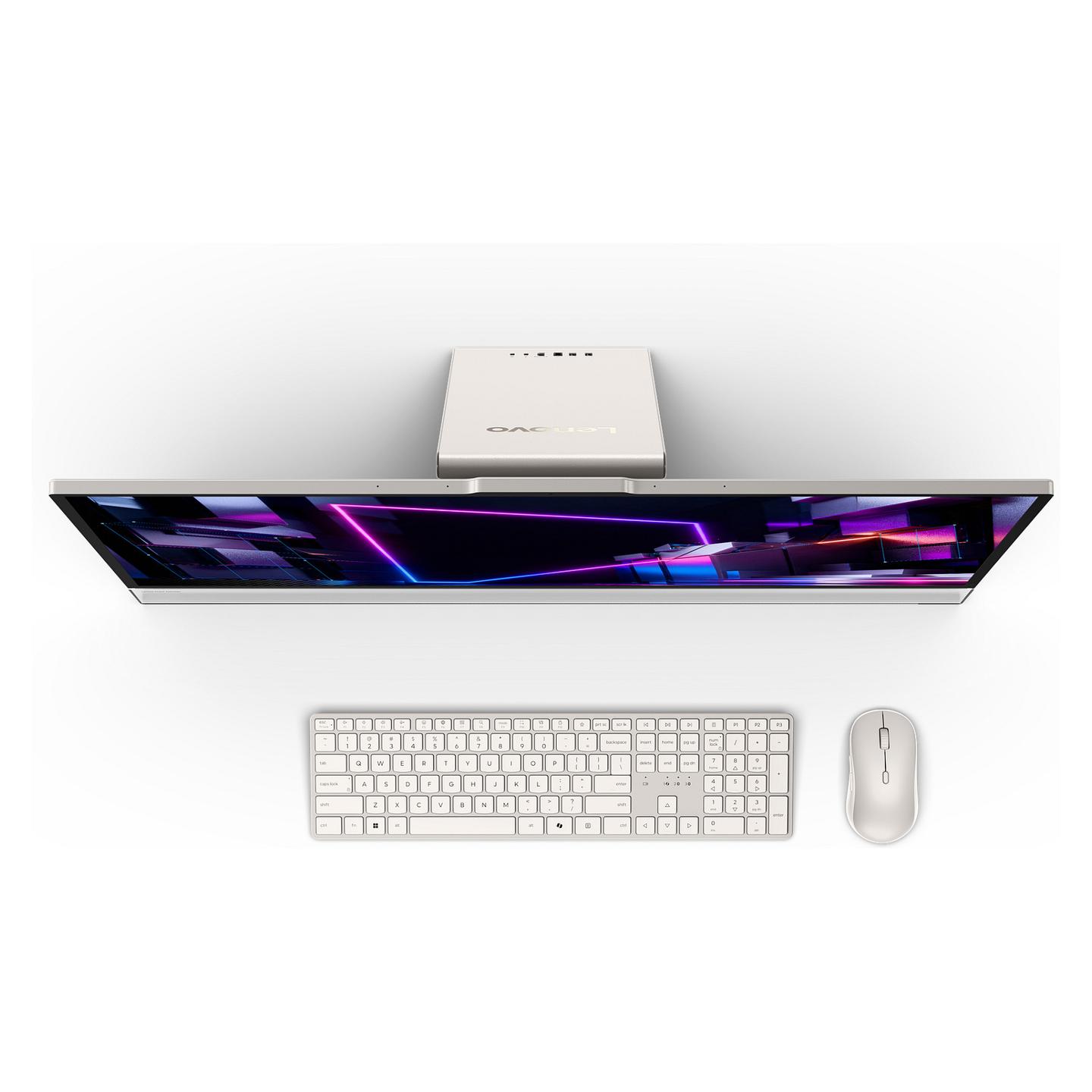 AIO Lenovo Yoga AIO 32IPH11, Core Ultra X7 358H, 32GB LPDDR5X, 2TB, 31.5" 4K OLED, Intel Arc B390 Graphics, Tastierë & Maus - Krem - 7