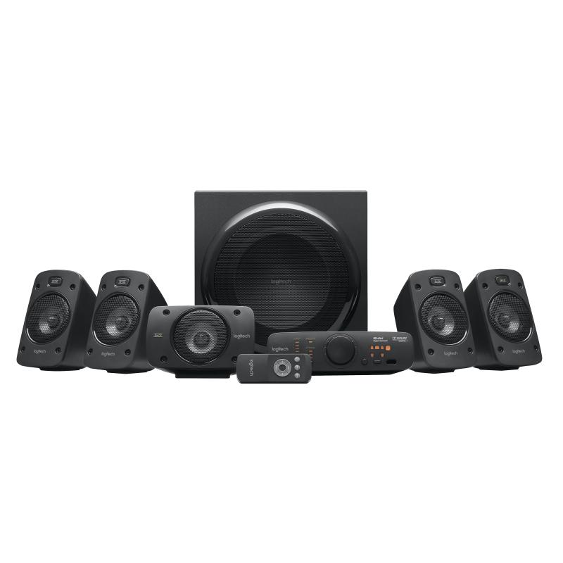 Logitech Z906 – Altoparlantë 5.1 Surround Sound, 500W RMS, 1000W Peak, THX, Dolby Digital, DTS – Zezë