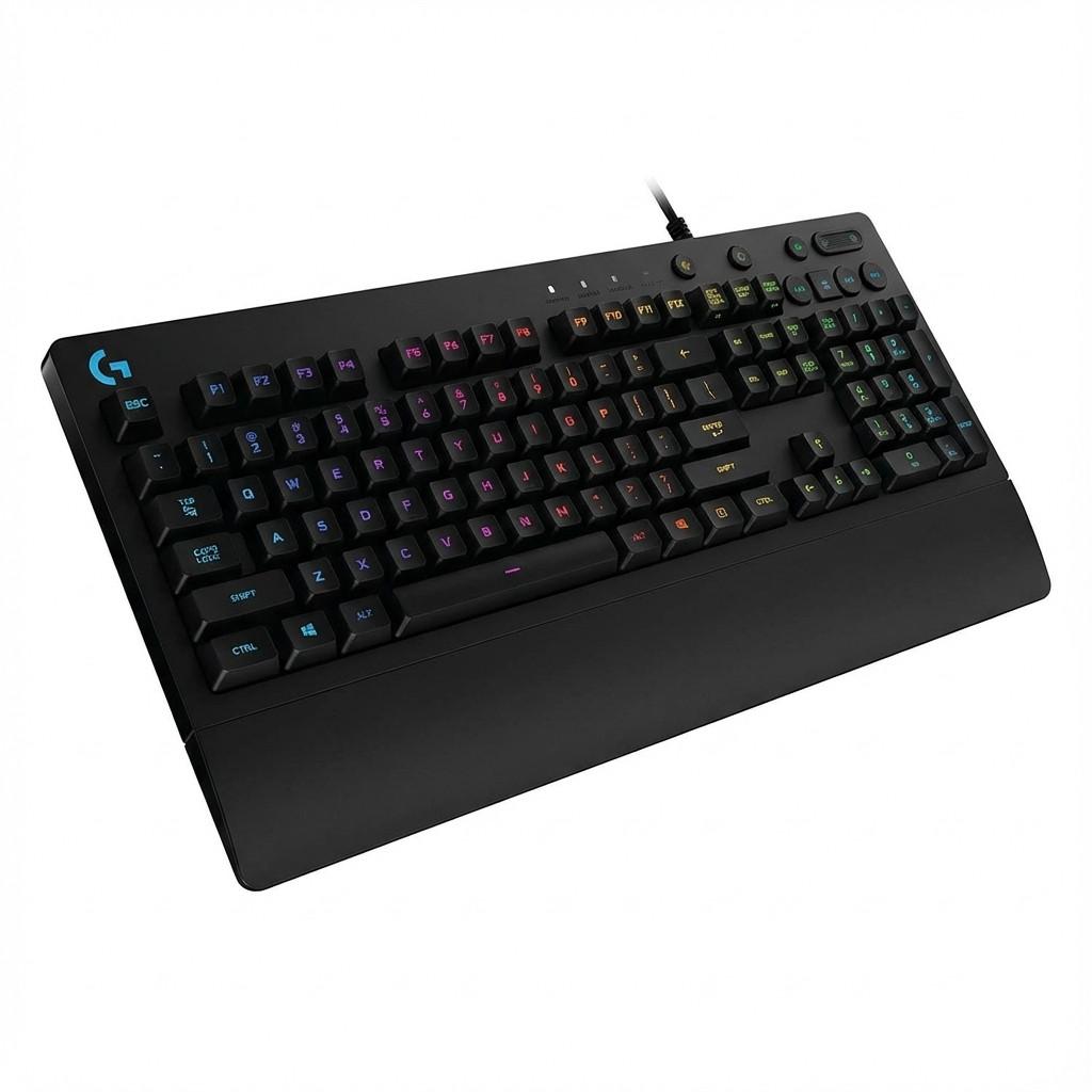 Tastierë Gaming Logitech G213 Prodigy, USB, Full-Size, 104 Taste, Membranë, RGB, SLO - Zezë