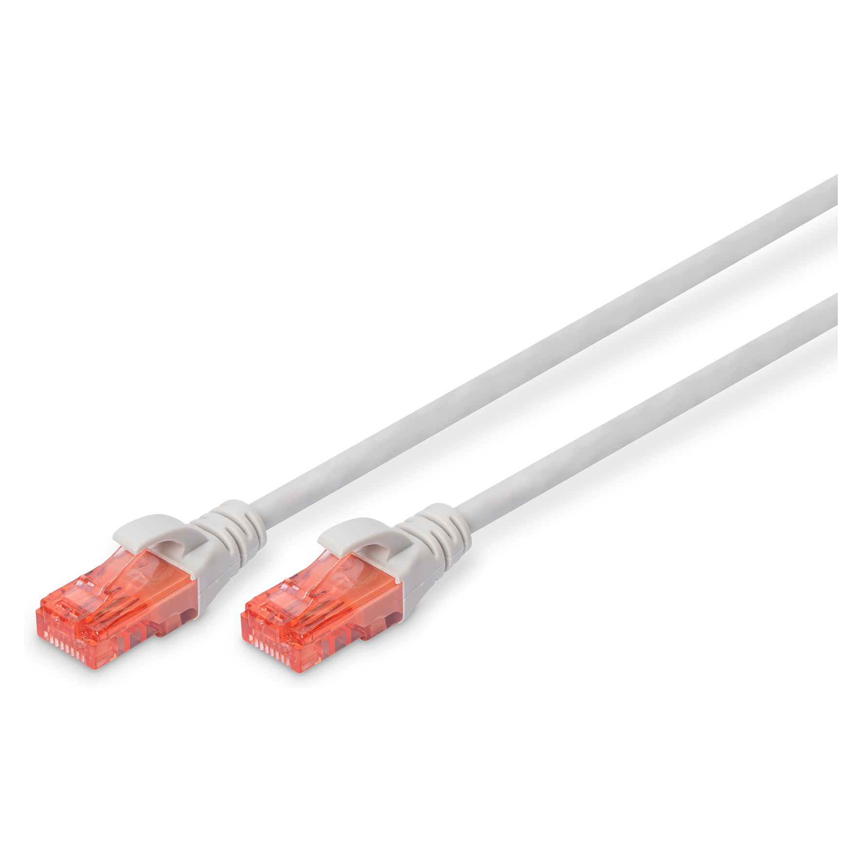 Kabllo për rrjet DIGITUS CAT.6 U/UTP Patch Cable / LSZH / 2.5m – Gri - 1