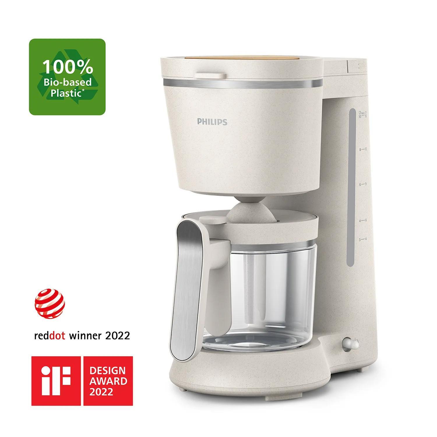 Aparat për kafe Philips Series 5000 Eco Conscious / HD5120/00 / Filter / 1.2L / 1000W – Bardhë - 3