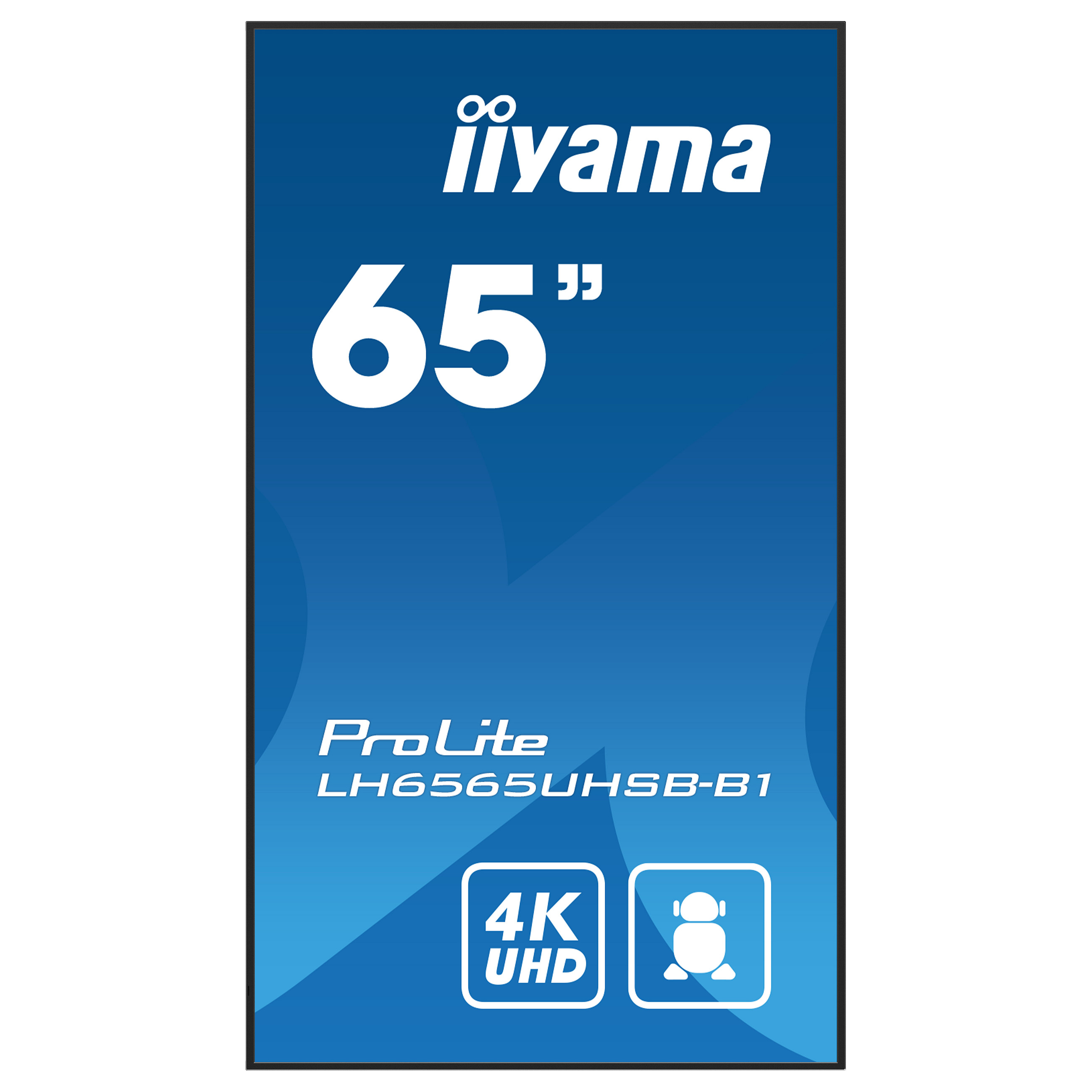 Ekran prezantues iiyama ProLite LH6565UHSB-B1 / 65" / 4K Ultra HD IPS LED / 60 Hz / 8 ms / HDMI + DisplayPort + USB - Zezë - 3