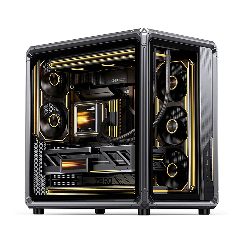Kasë PC JONSBO X400 / Midi Tower / ATX / Back-Connect / Tempered Glass - Gri