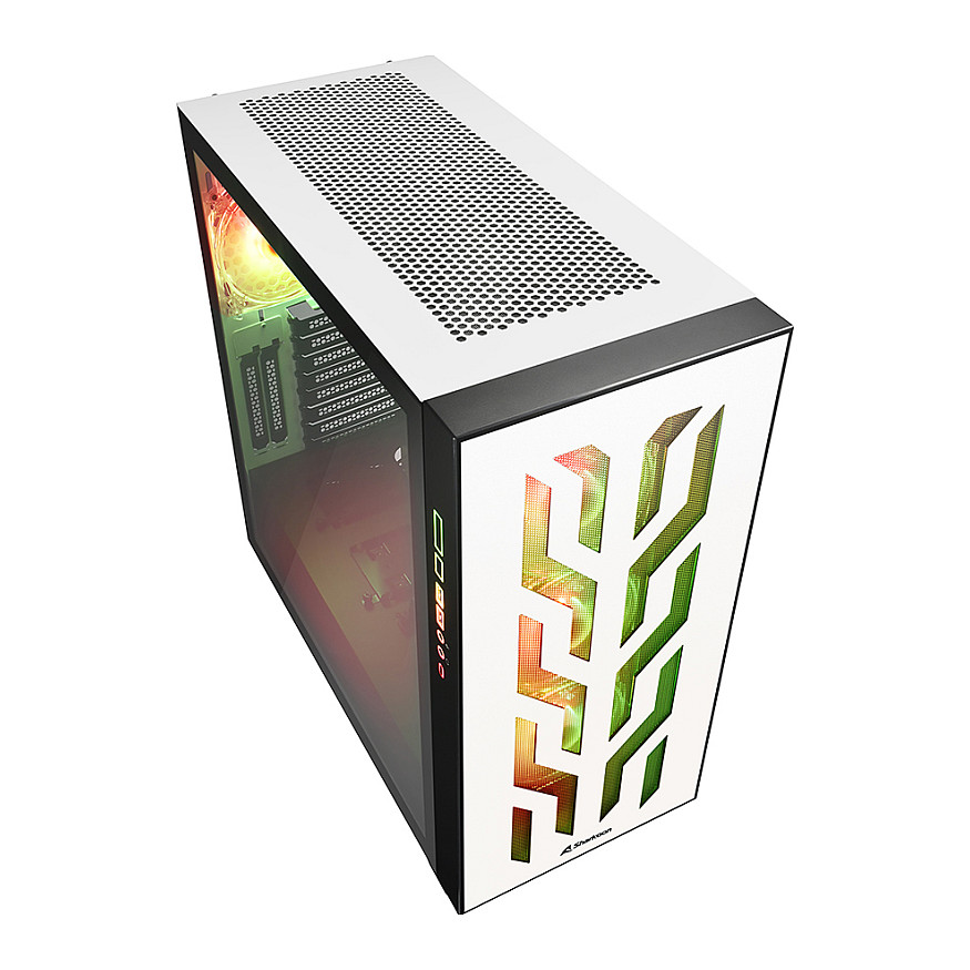 Kasë Sharkoon Elite Shark CA300T ATX/E-ATX 2xGlas – Bardhë - 5