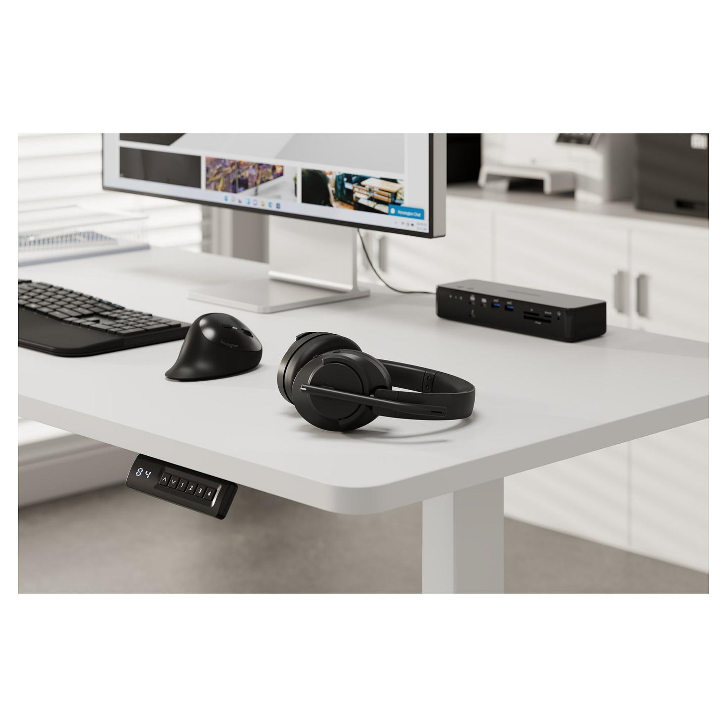 Kufje pa kabllo Kensington C3550 EQ, Over-Ear, Bluetooth 5.4, 40 mm, ANC, 20–20000 Hz, Multipoint - Zezë - 2