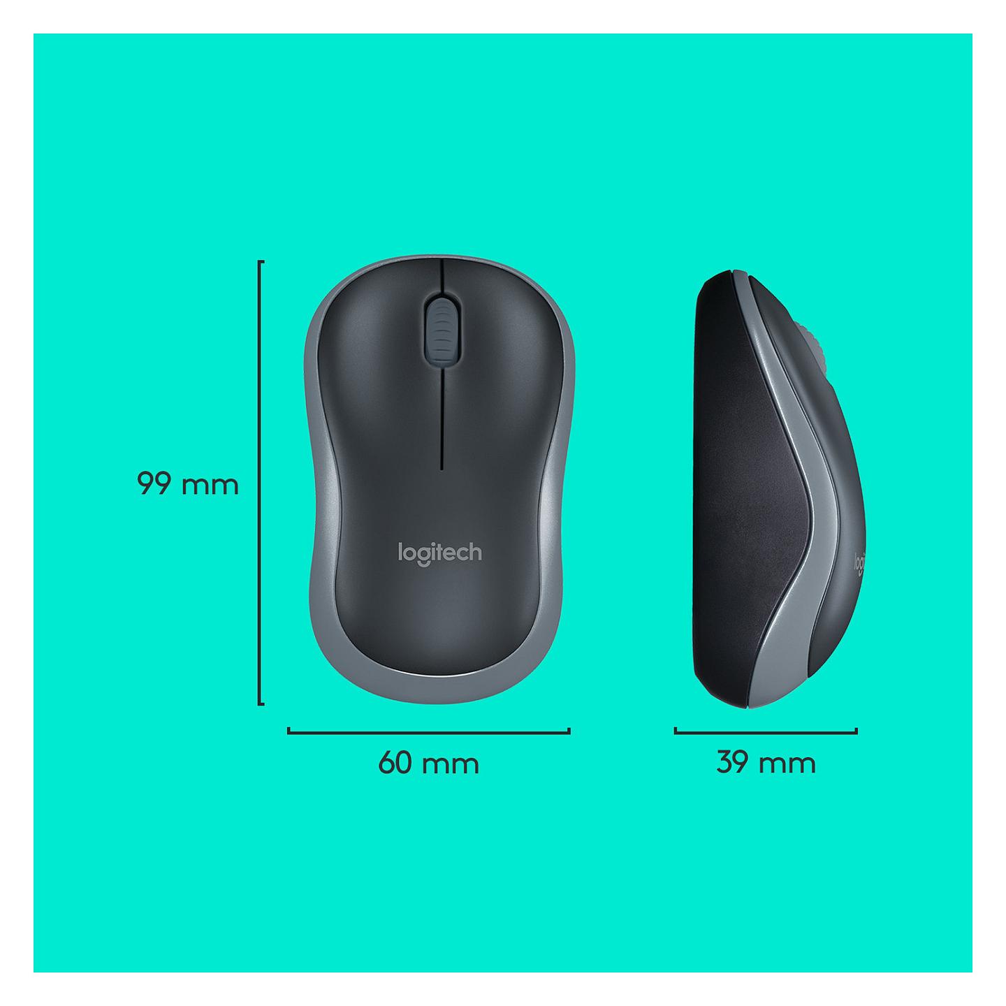 Combo (Tastierë & Maus) Logitech Wireless Combo MK270 / 920-004508 / Wireless 2.4GHz / QWERTY / Full-Size / Shortcut Keys – Zezë/Argjend - 8