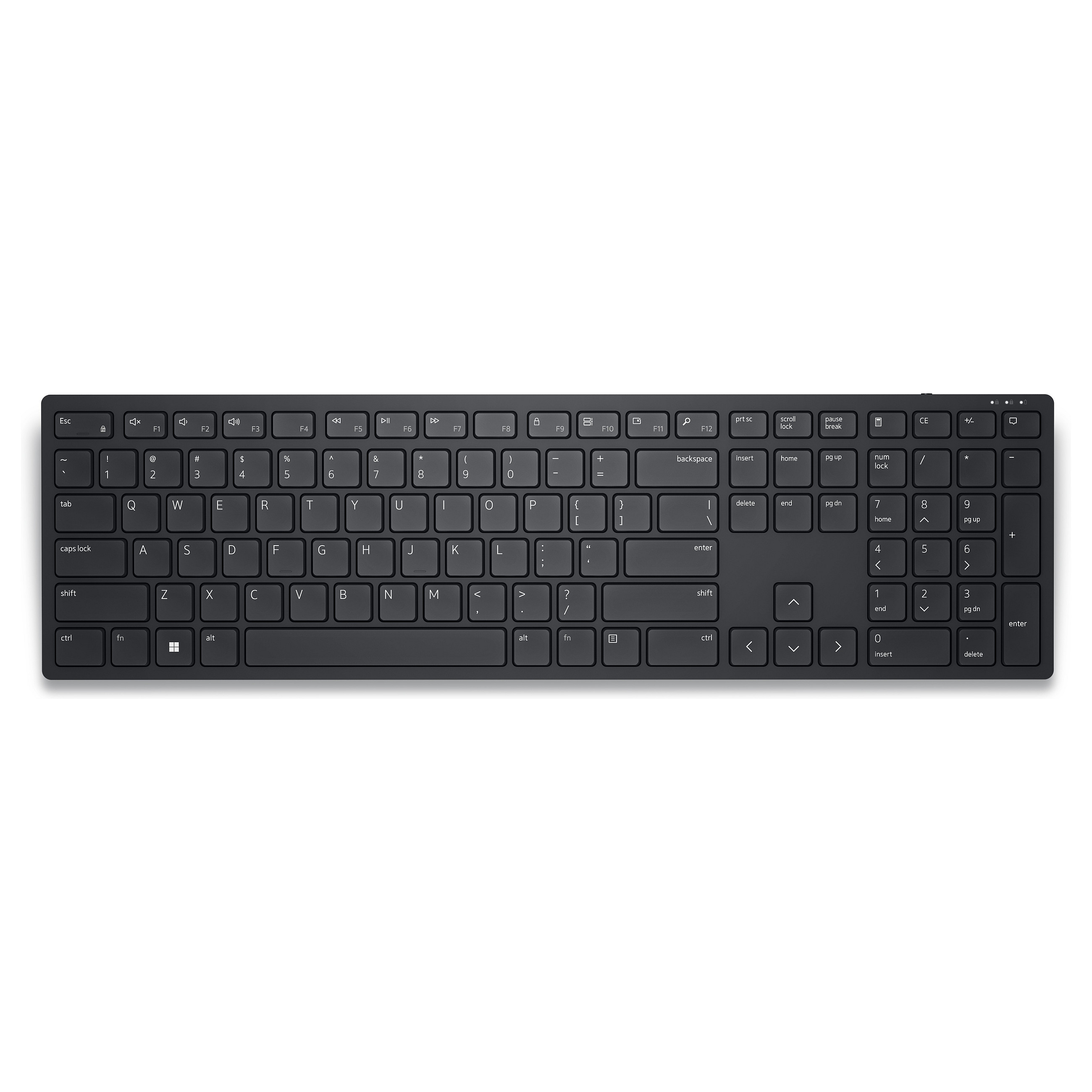 Tastierë pa kabllo DELL KB500 / 2.4 GHz / QWERTZ - Zezë - 1