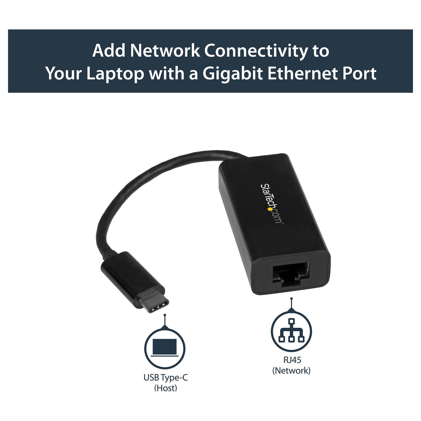 Adapter Rrjeti USB StarTech.com US1GC30B, USB-C 3.2 Gen 1, 1x Gigabit LAN RJ45, 10/100/1000Mbps, Realtek RTL8153 - Zezë - 5