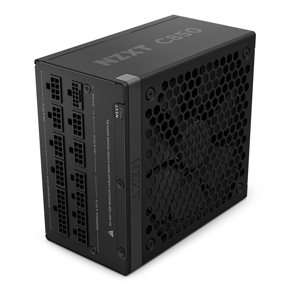 Furnizues Energjie NZXT C850 Gold / 850W / 80 PLUS Gold / Modular / ATX 3.1 / 12V-2x6 - Zezë