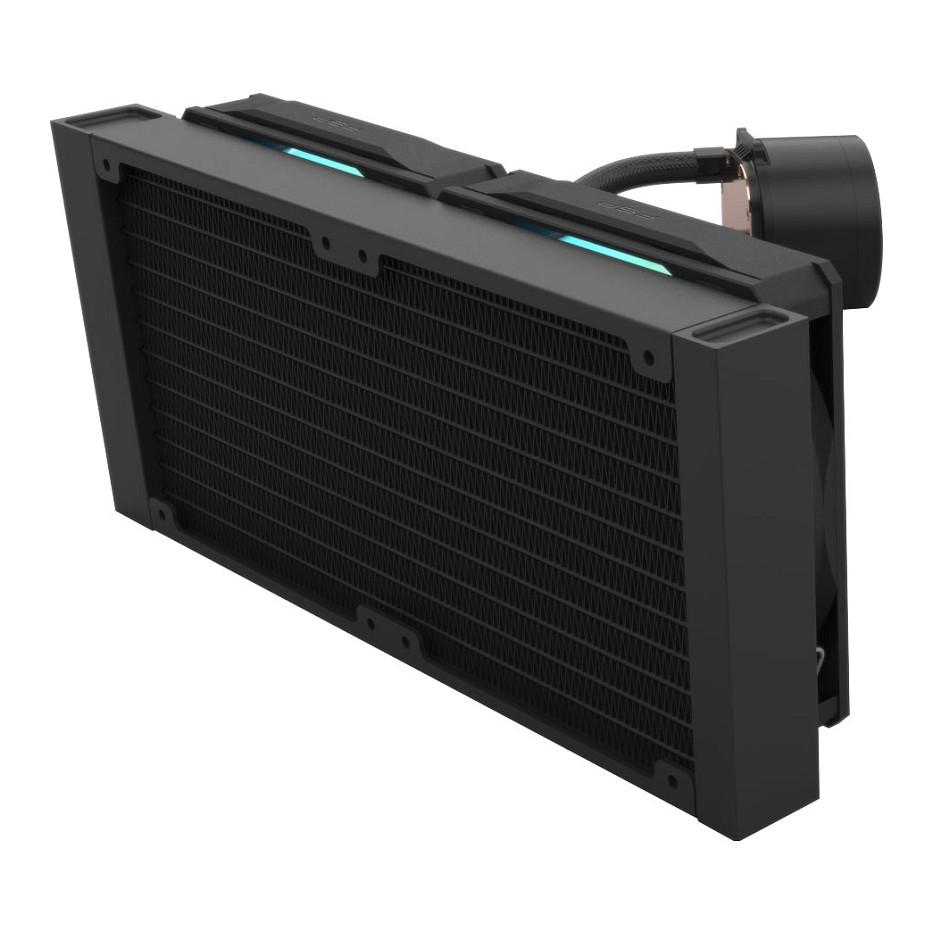 Ftohës për Procesor FSP WAK AE24-B / 240mm / AIO / 2x120mm / ARGB / 2300RPM / LGA1851, LGA1700, LGA1200, AM5, AM4 - Zezë - 2