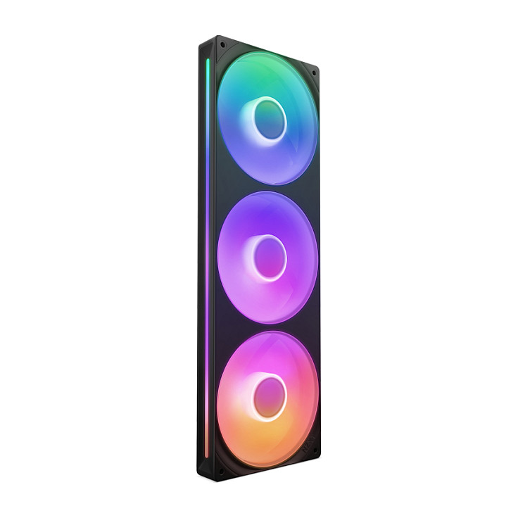Ftohës për Kasë NZXT F360 / 360mm / 500-2400 RPM / PWM / ARGB – Zezë - 1