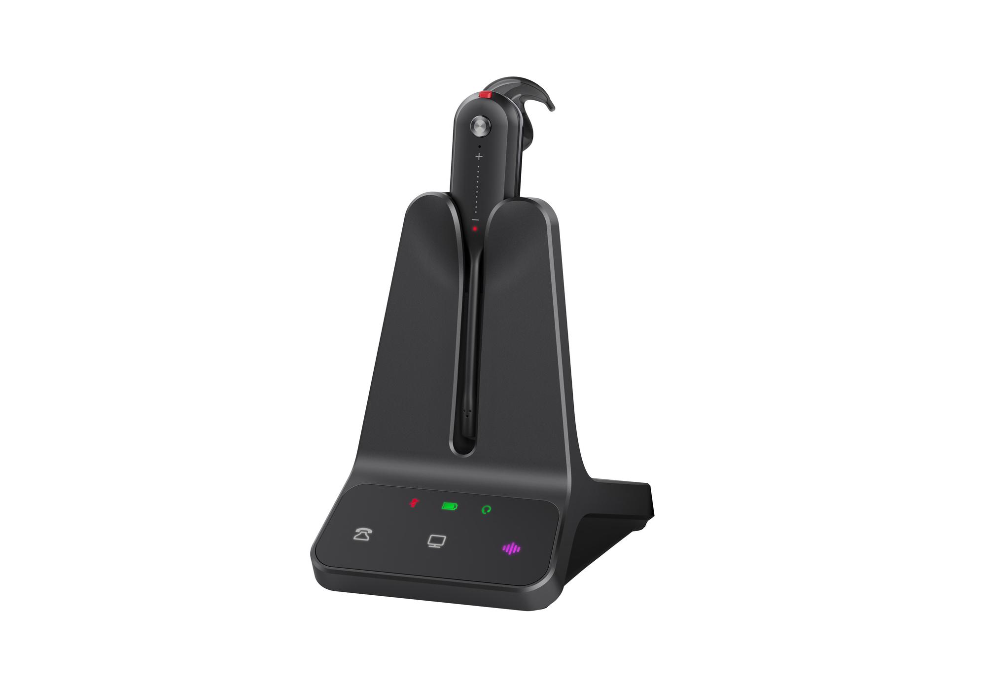Kufje pa kabllo Yealink WH63 me Stand / 1208712 / DECT / Stand Karikimi - Zezë