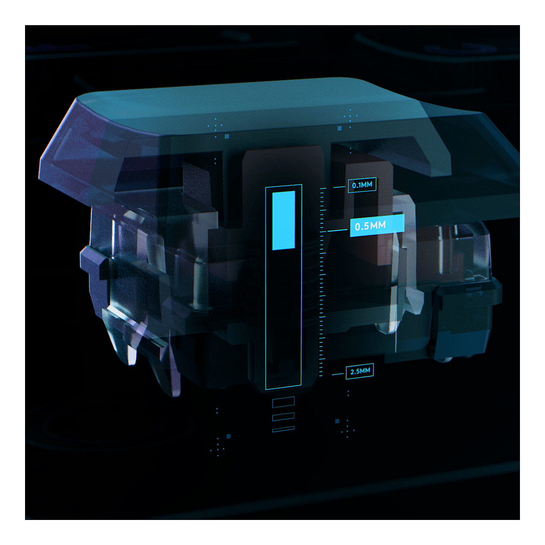 Tastierë Gaming Logitech G515 RAPID TKL Wired / QWERTZ - Zezë - 3