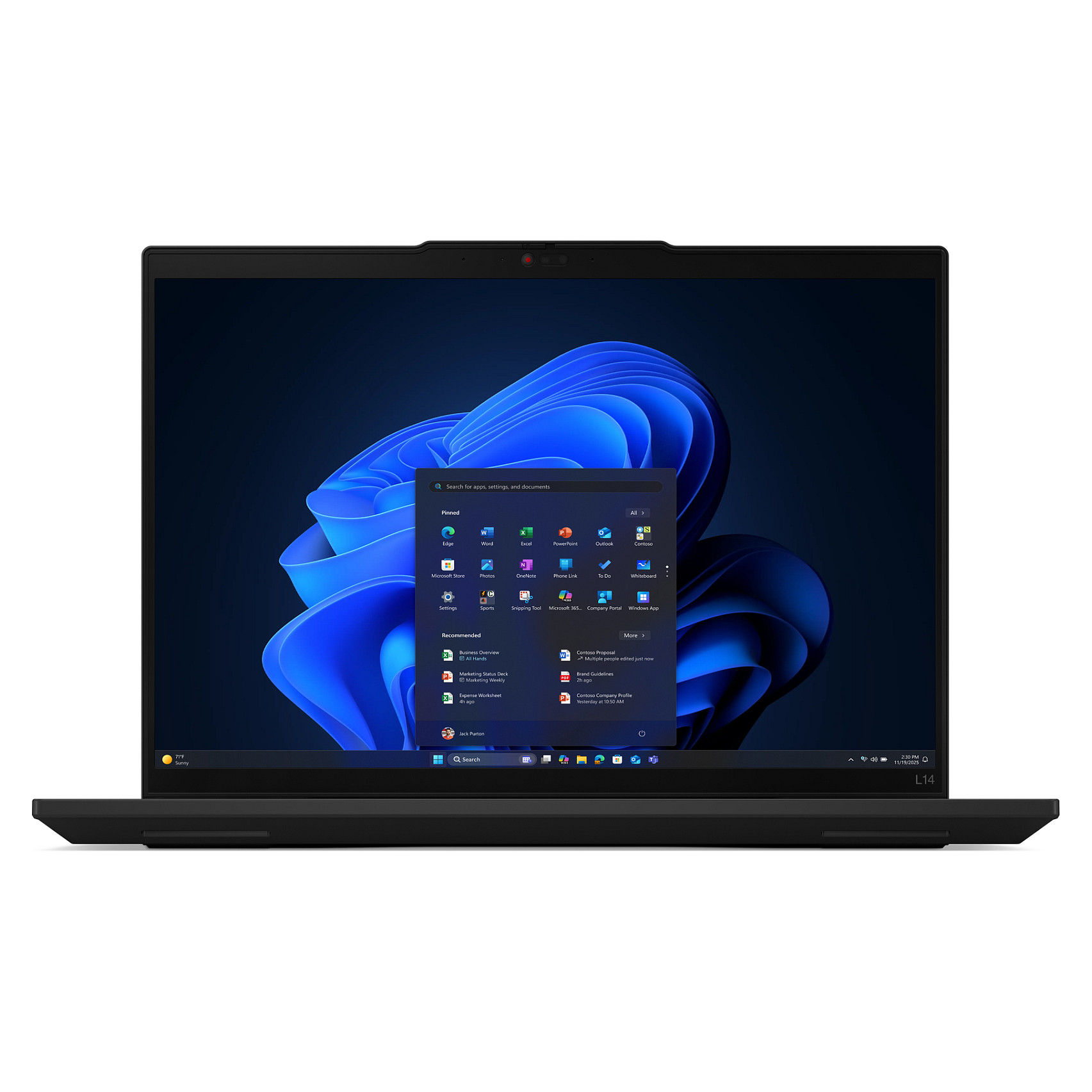 Laptop Lenovo ThinkPad L14 AMD G6 / Ryzen 7 PRO 250 / 16GB DDR5 / 512GB / 14" WUXGA IPS / AMD Radeon 780M / DE  / e zezë - 2
