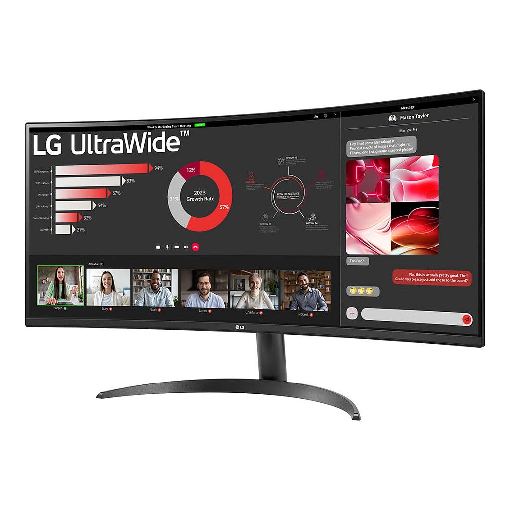 Monitor LG 34WR50QK-B / 34 Inch / WQHD / Ultra Wide / 100Hz / 5ms / I zi - 2