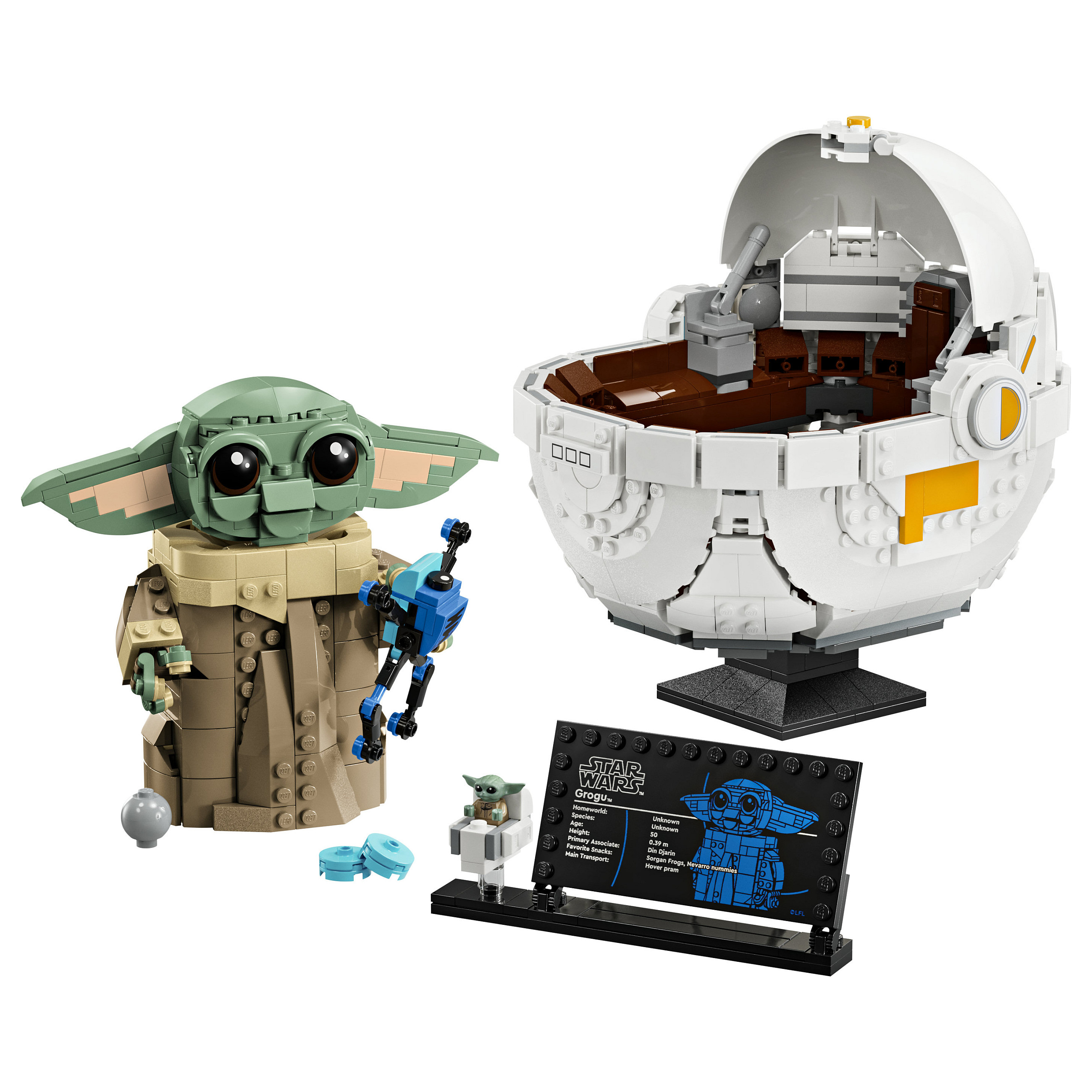 LEGO Star Wars Grogu in His Hover Pram 75403 - 21