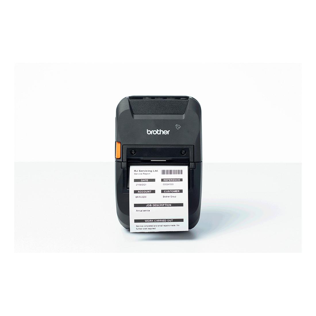 Printer Label Brother RJ-3230BL, Direct Thermal, 203DPI, 127mm/s, USB, Bluetooth 5.0, NFC - Zezë - 6