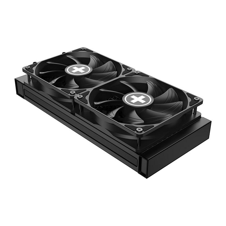 Ftohës për Procesor Xilence LiQuRizer RGB XC982, 240mm, 300W TDP, 2x120mm, ARGB - Zezë - 2