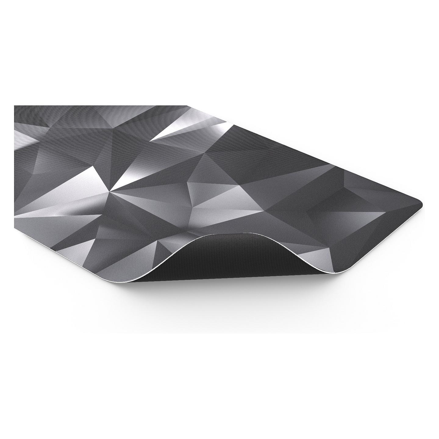 Mauspad Gaming ENDORFY Crystal Black XL / 900x400x3mm / XL / Sipërfaqe Pëlhure / Rezistent ndaj Lagështirës / Skaje të Qepura / Bazë Gome – Zezë/Gri/Bardhë - 4