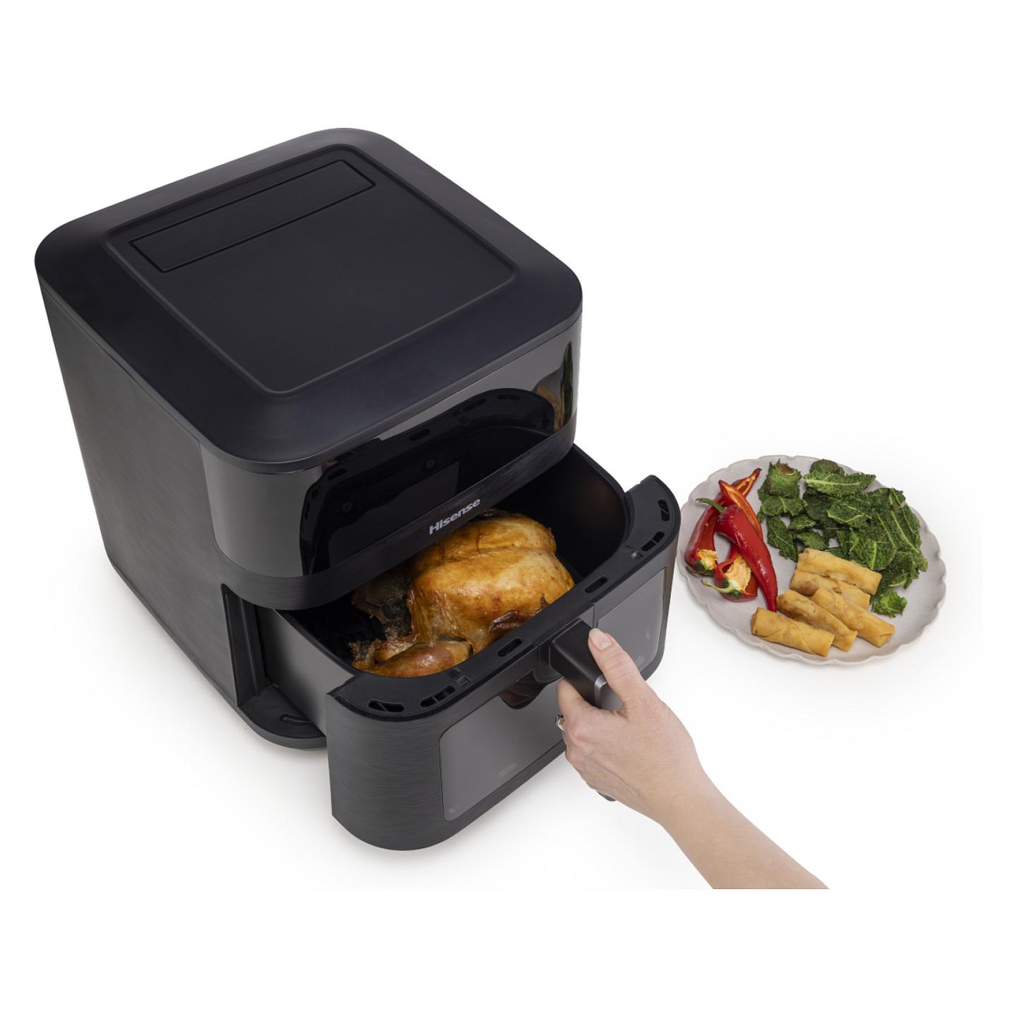 Fryer Hisense HAF2100DCD / 7.7L / 2100W / 10 Programe / 80–200°C / Double Heating / Touch Screen / Vivid Colour Display – Zezë - 7