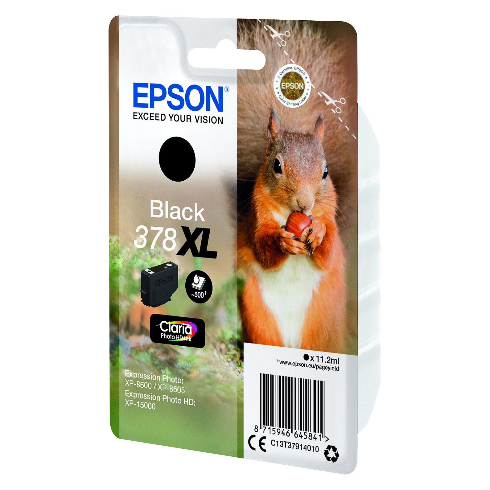 INK Epson 378XL C13T37914010 / deri në 500 faqe – Zezë - 3