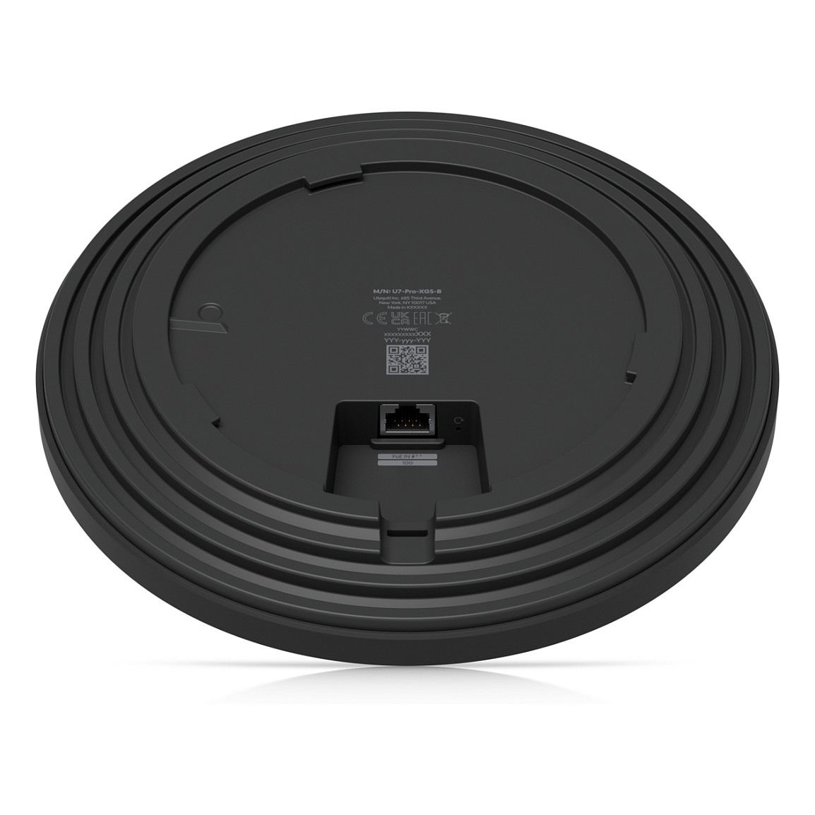 Ubiquiti UniFi U7 Pro XGS WiFi 7 Access Point (Tri-Band, 10GbE, PoE++, Enterprise, Black) - 7