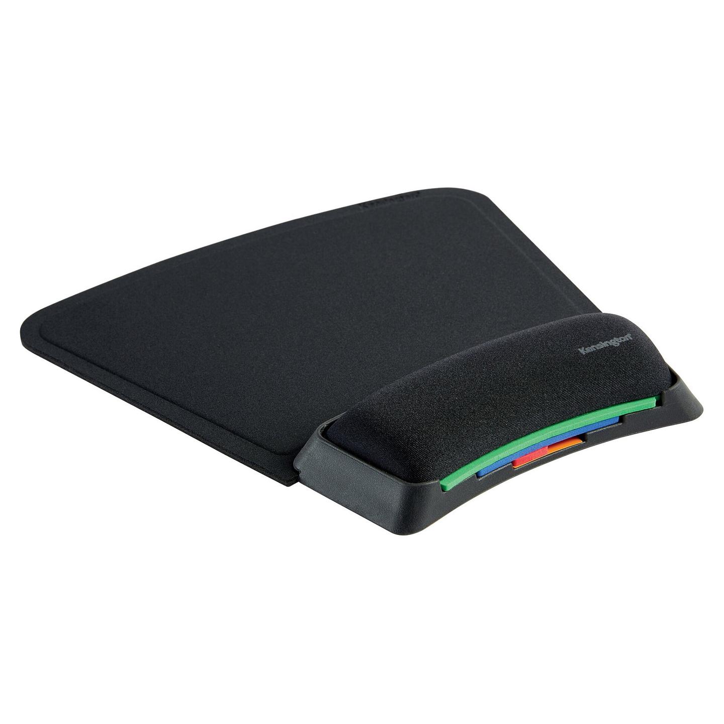 Mauspad Kensington SmartFit K55793EU / Gel / Lartësi e rregullueshme / Sipërfaqe antimikrobike / 210 × 290 × 25 mm – Zezë - 2