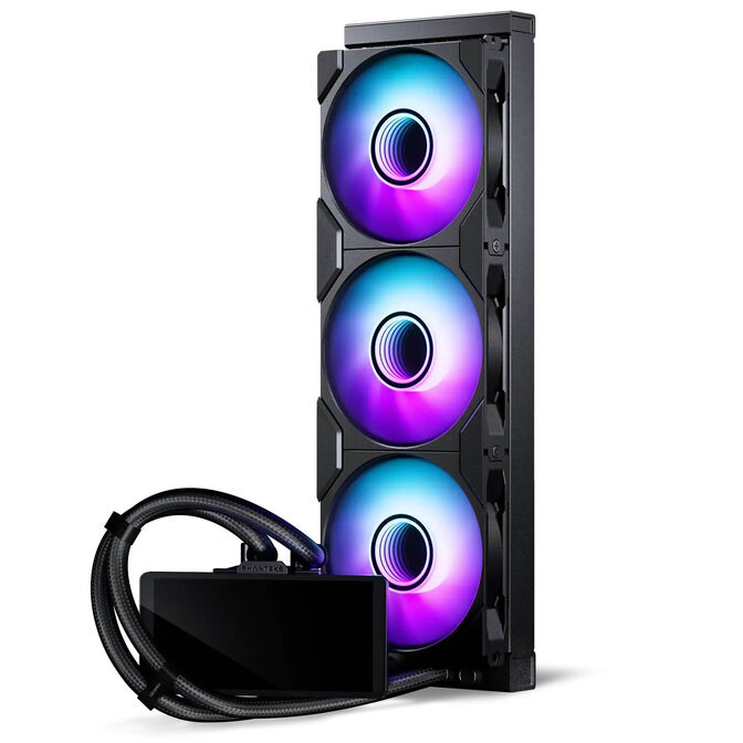 Ftohës për Procesor Phanteks Glacier One 360M25 LCD / 360mm / AIO / D-RGB – Zezë - 2