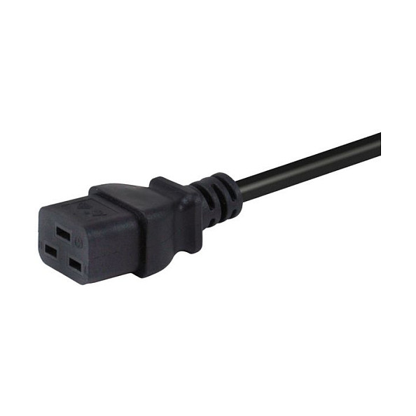 Kabllo për Furnizim me Energji Equip IEC C20 në C19 / 3.00m - Zezë - 3