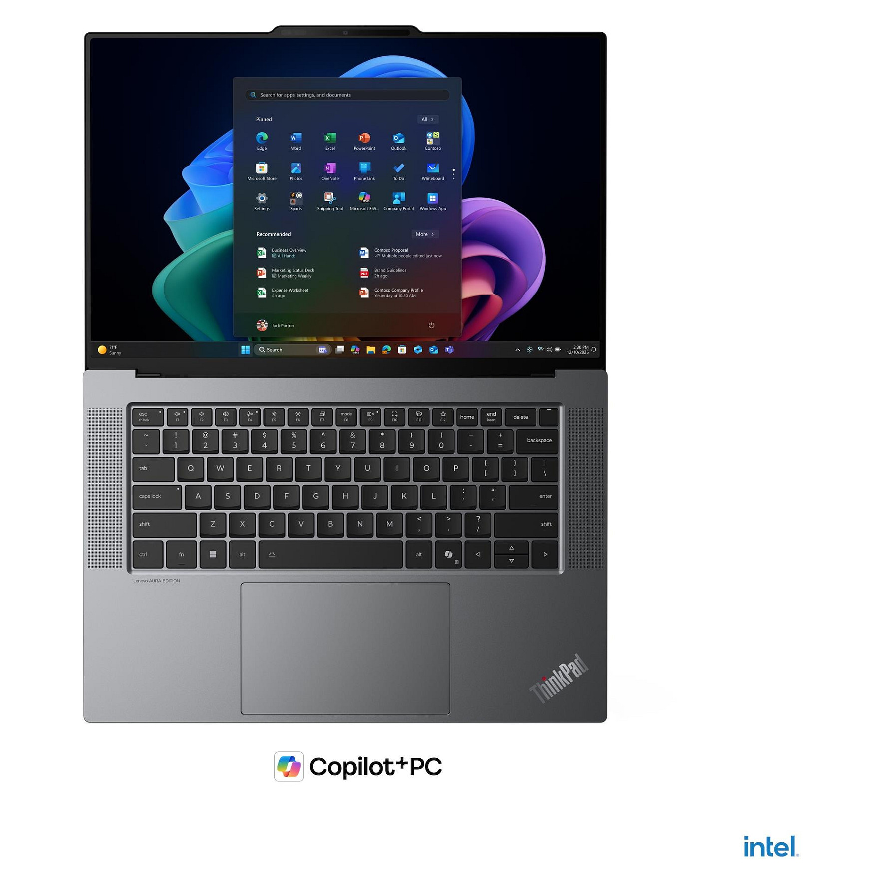 Laptop Lenovo ThinkPad X9-15p G1 / Ultra X7 358H / 32GB LPDDR5x / 1TB / 15.3" 2.8K OLED Touch 120Hz / Intel Arc B390 / DE - Gri - 10