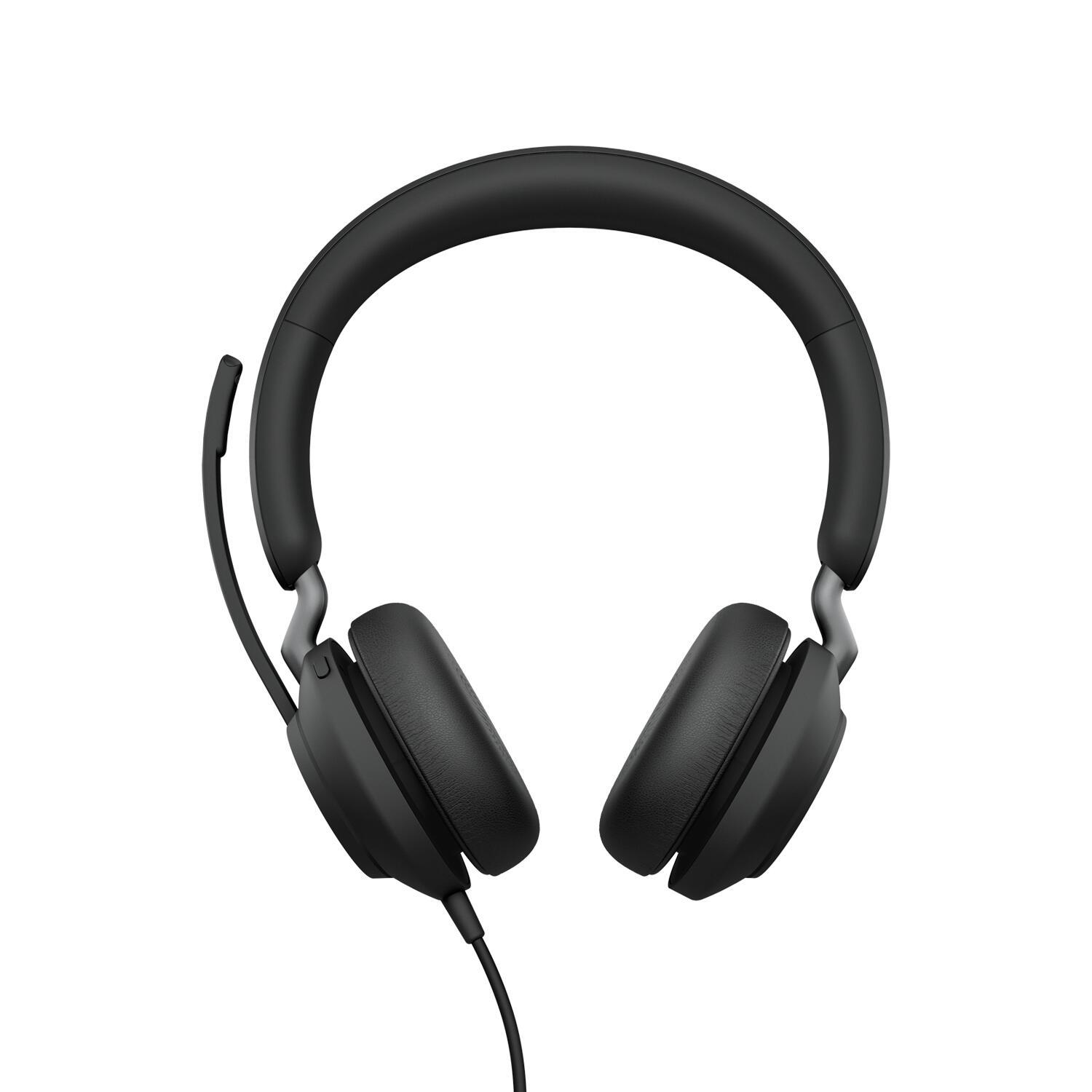 Kufje me kabllo Jabra Evolve2 40 SE / USB-A / 3 Mikrofona / 40mm Driver / Busylight - Zezë