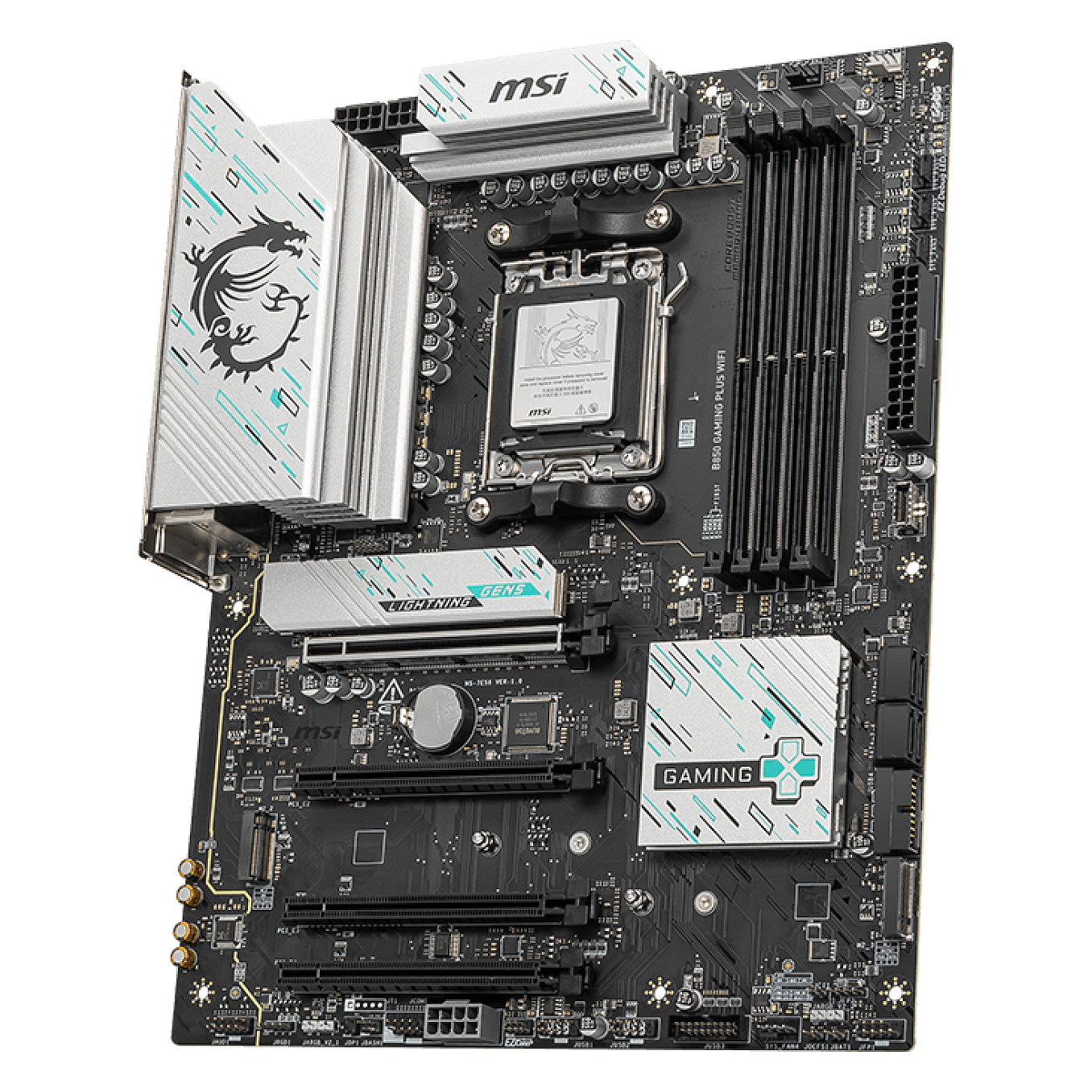 Pllakë amë AMD AM5 MSI B850 GAMING PLUS WIFI - 3