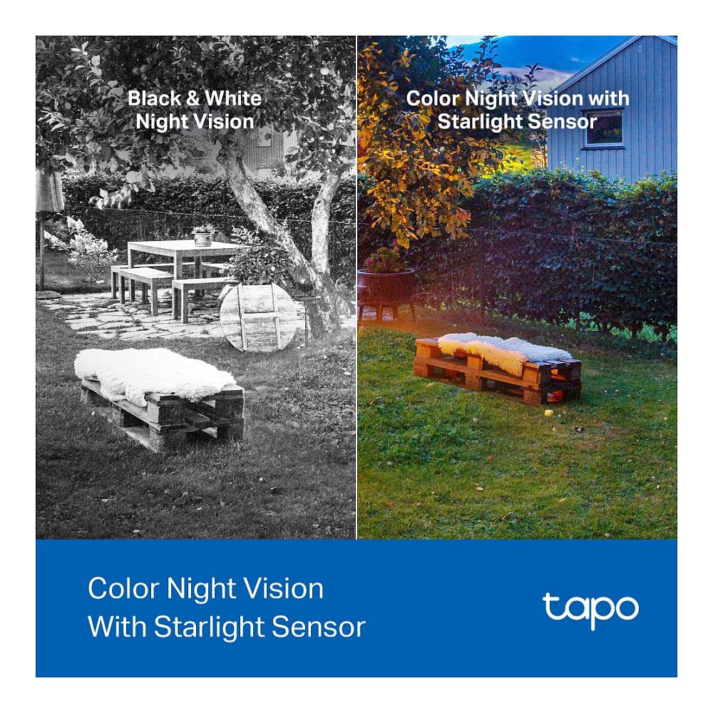 Kamerë Sigurie IP CCTV TP-Link Tapo C425, 4MP, 2K QHD, 2.1mm, Wi-Fi, 150°, Color Night Vision, AI, IR 15m, Bateri 10000mAh, IP66 - Bardhë - 10