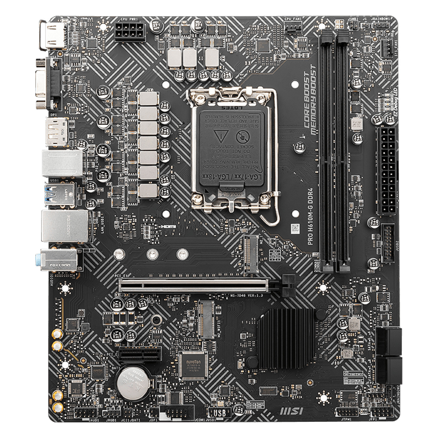 Pllakë Amë 1700 MSI PRO H610M-G DDR4 - 2