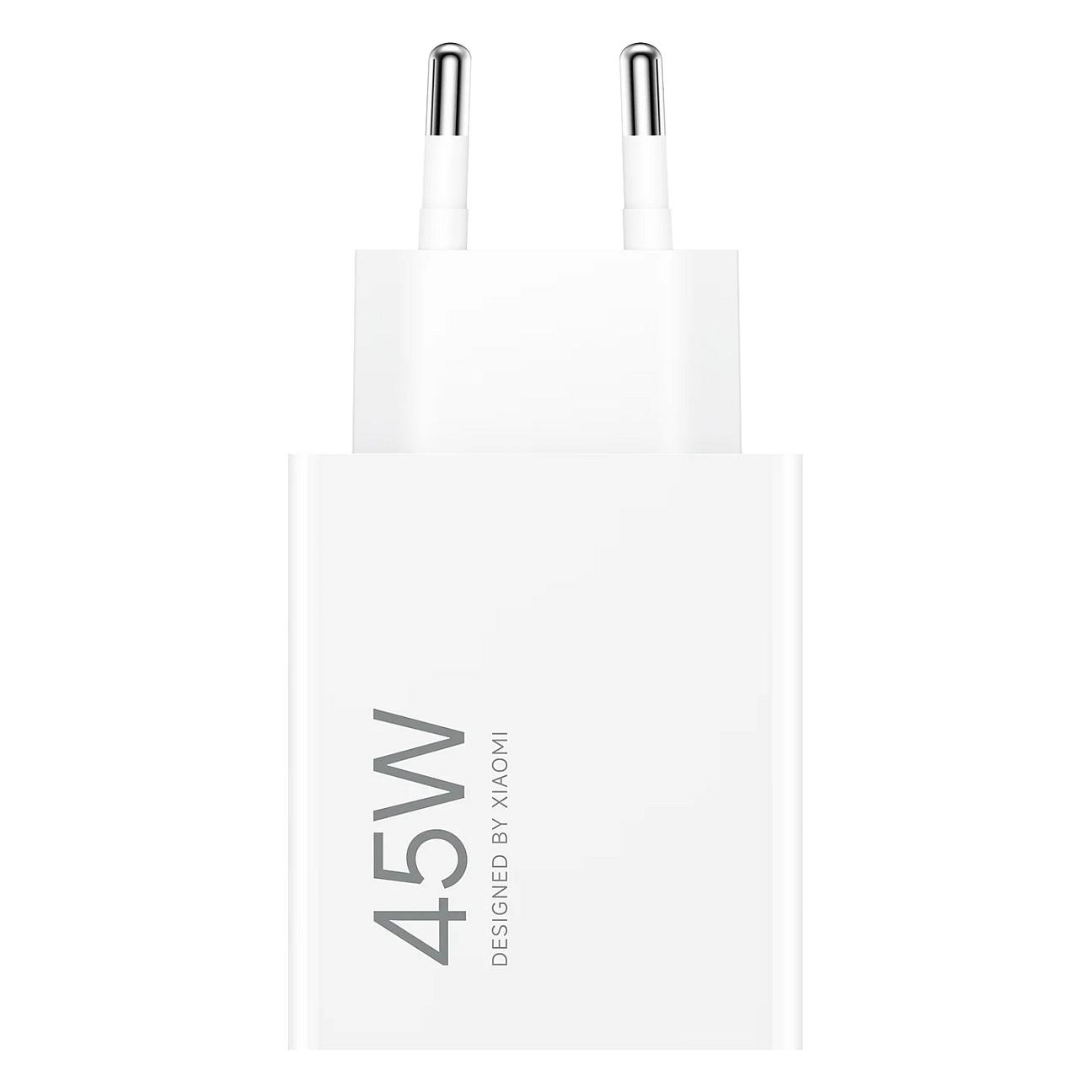 Karikues Xiaomi 45W Turbo, USB-A - Bardhë - 3