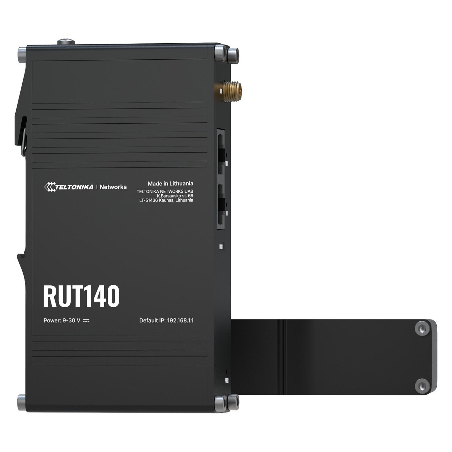 Teltonika, RUT140, Ruter Industrial, Wi-Fi 4, 2.4 GHz, 1× WAN + 1× LAN 10/100 Mbps, Montim DIN Rail – Zezë - 8