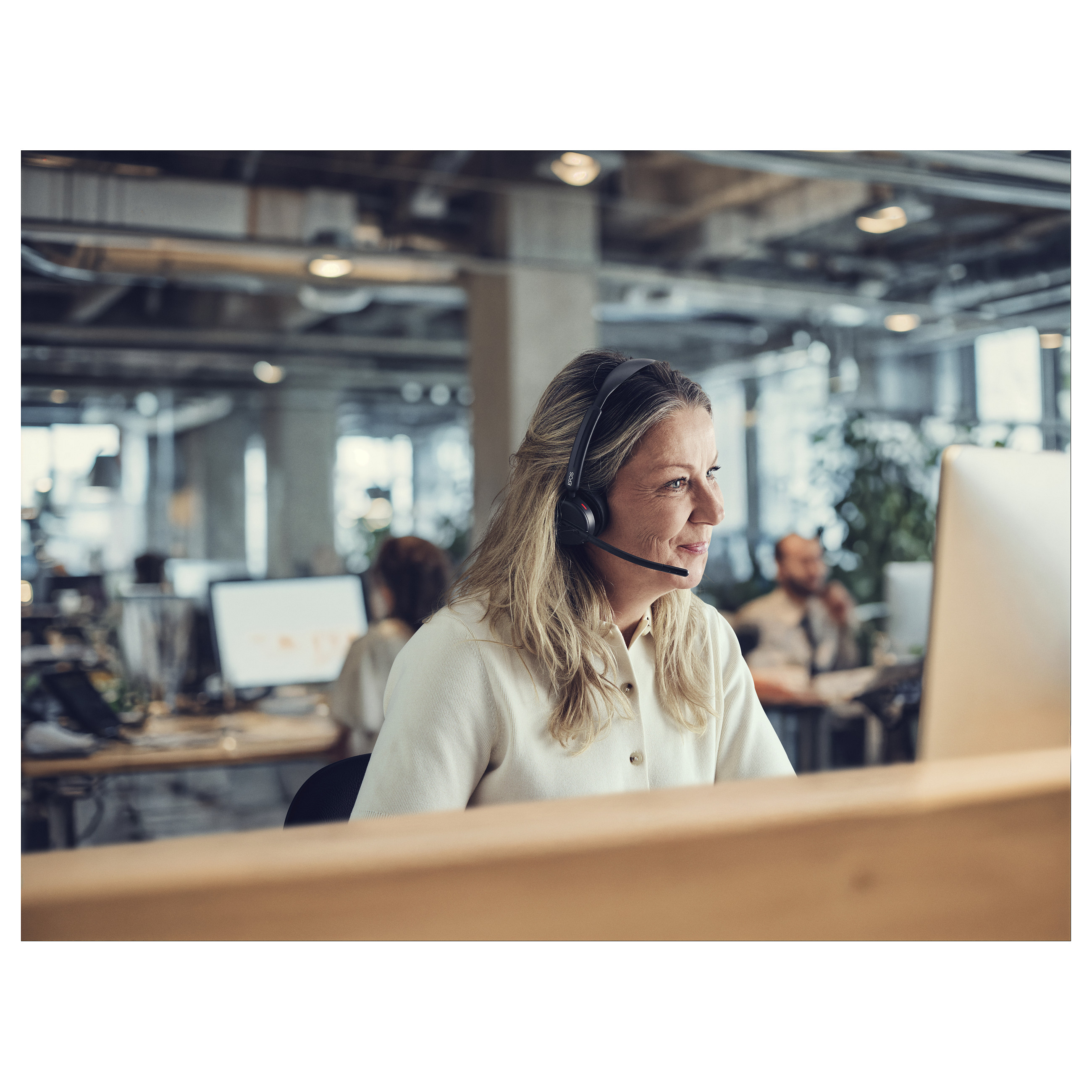 Kufje pa kabllo EPOS IMPACT 500 / Wired /Bluetooth / USB-C / ANC / Business Headset / 6 Mikrofona –  Zezë - 12