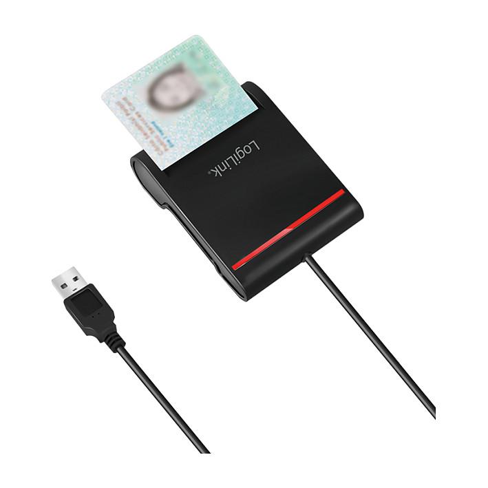 Lexues Kartelash LogiLink CR0047 / Smart-ID / ISO/IEC 7816 / USB 2.0 / USB-A / PC/SC 1.0 & 2.0 - Zezë - 4