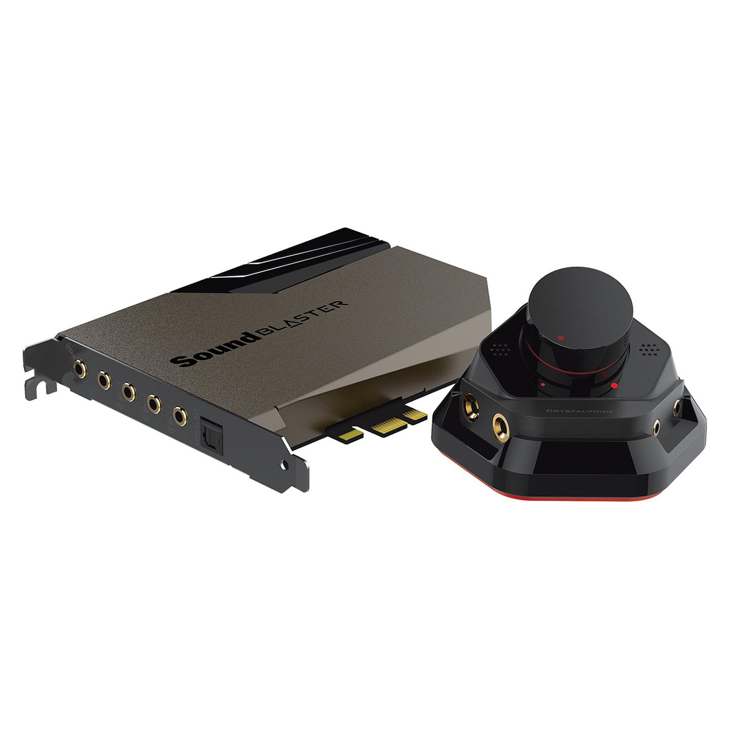 Kartë e zërimit Creative Sound Blaster AE-7, PCIe, 32-bit/384 kHz, 5.1, surround virtual 7.1 - Zezë