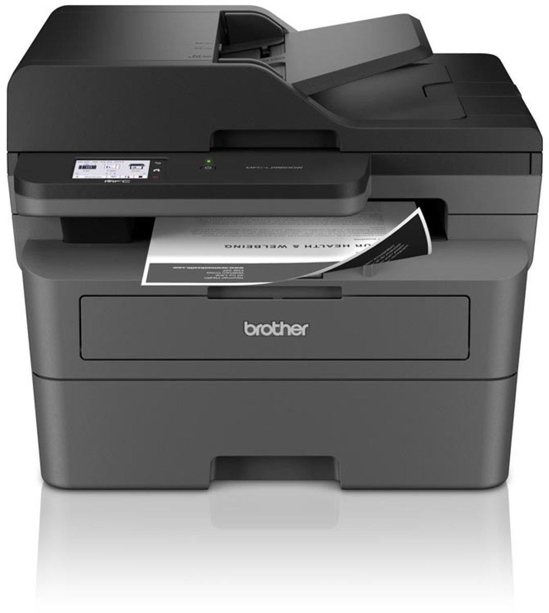Printer Multifunksional Brother MFC-L2860DWE / Mono / A4 / 4 në 1 / Wi-Fi / LAN / USB - Zezë