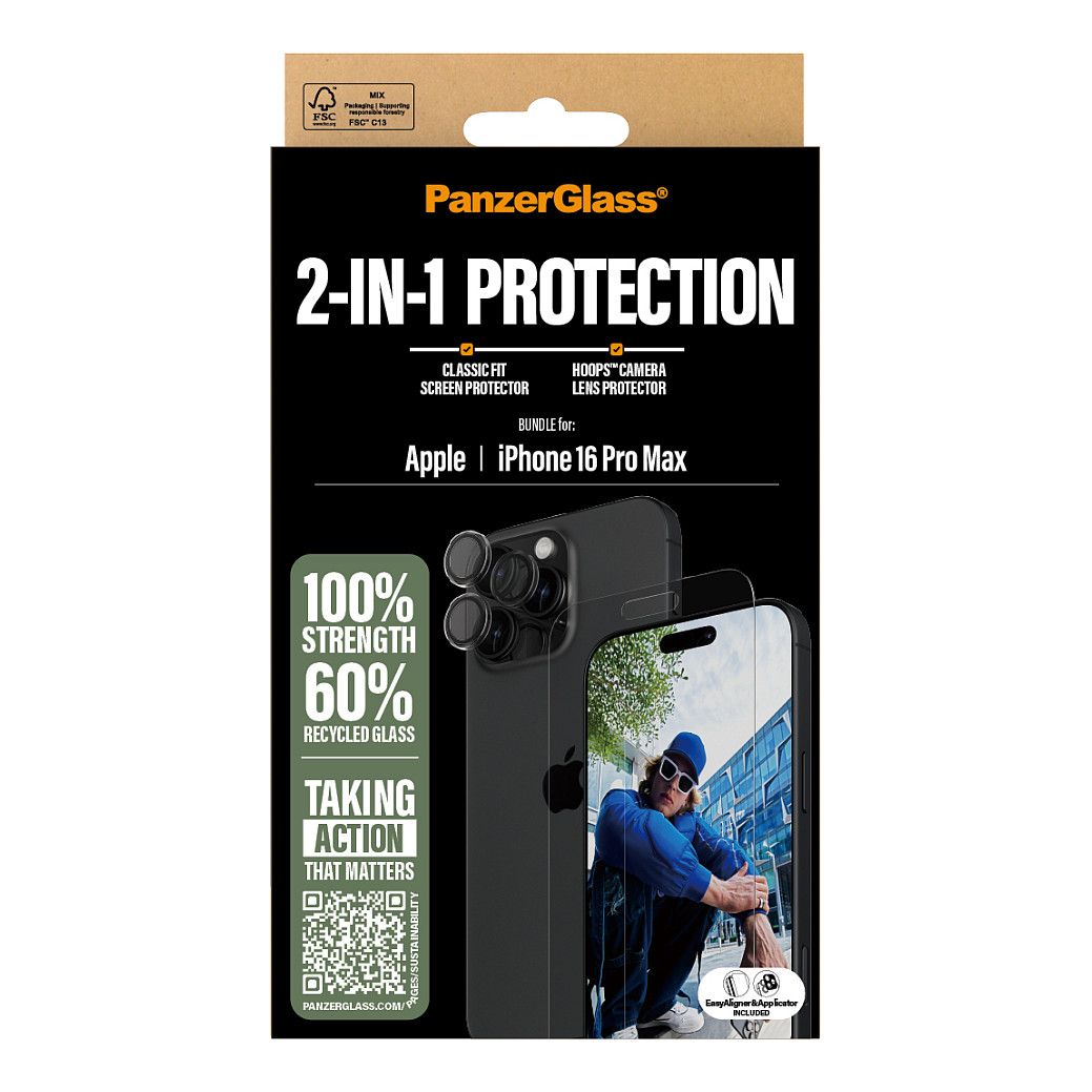 Aksesorë për telefon PanzerGlass / 2-in-1 Bundle / iPhone 16 Pro Max - 3