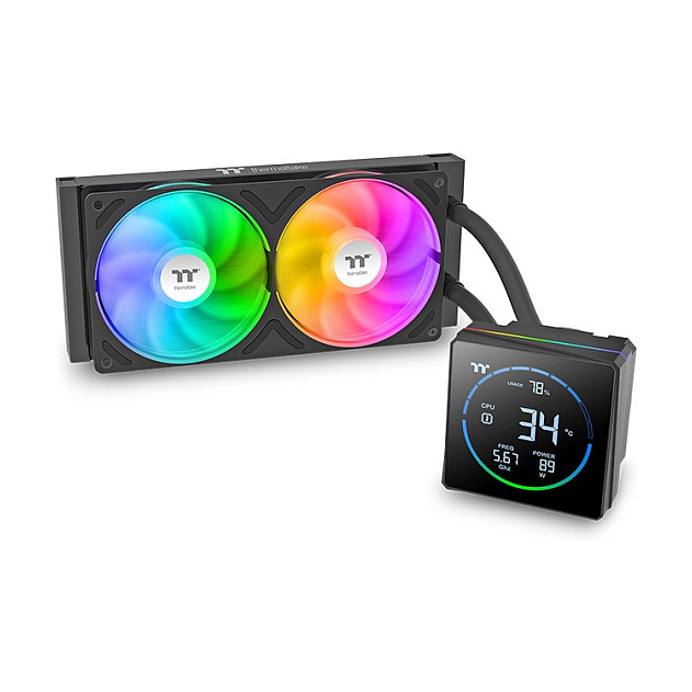 Ftohës për Procesor Thermaltake TH240‑S V3 ARGB Sync AIO – Zezë - 1