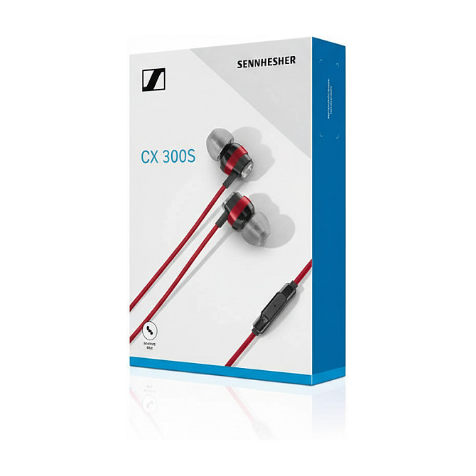 Kufje me kabllo EPOS Sennheiser CX 300S / 3.5mm / In-Ear - Kuqe