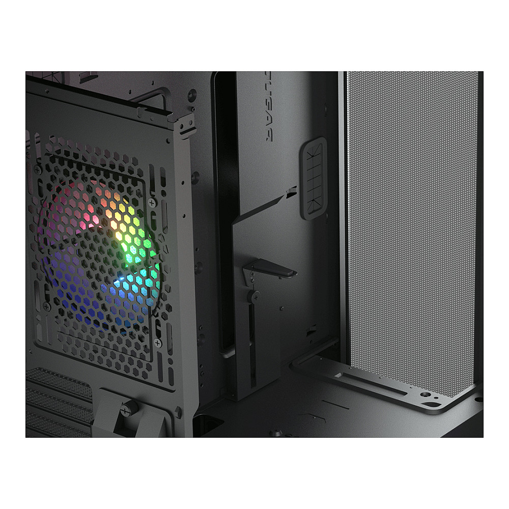 Kasë Midi COUGAR DuoFace Pro / ARGB – Zezë - 10