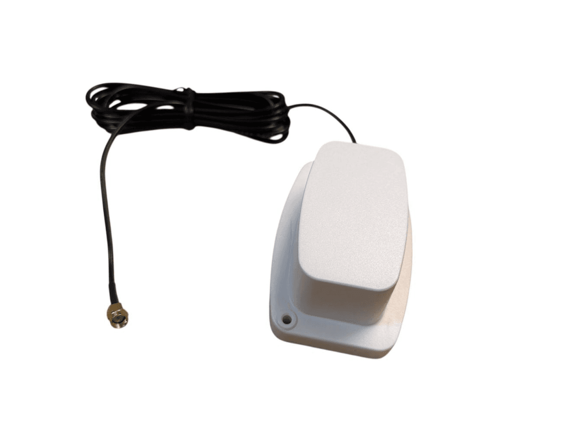 Antena për rrjet ALLNET ALL19104, 5G/4G/GSM/Wi-Fi, 1.1–4.1dBi, 694–6000MHz, Omnidireksionale, SMA Male, 2.6m - Bardhë