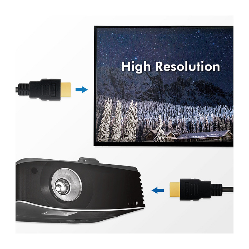 Kabllo HDMI LogiLink / Ultra High Speed / Type A–A / 2.0m / St/St - Zezë - 4
