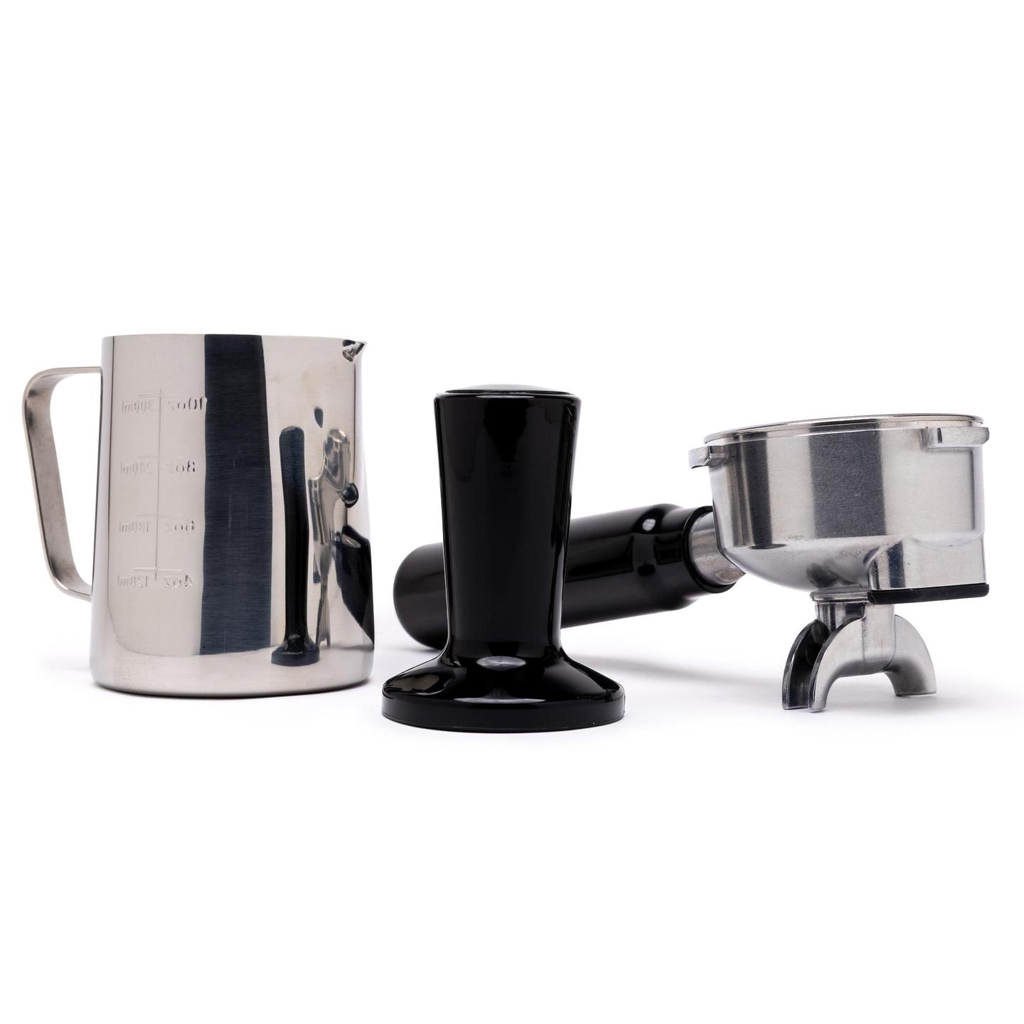 Aparat për kafe Tornado TCM5431-GS / Portafilter / 20 Bar / 2.3L – Zezë/Argjend - 4