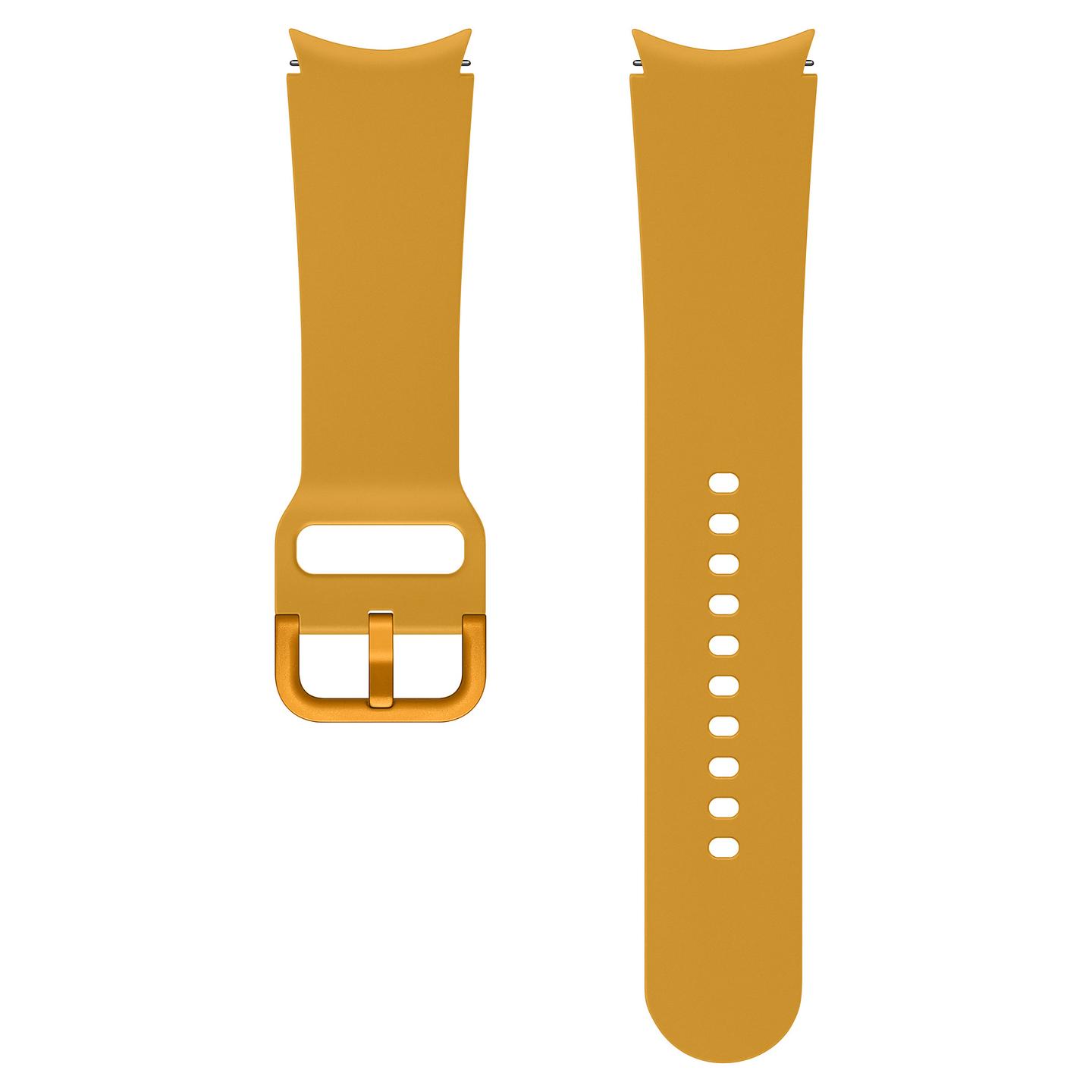 Rrip për Orë Samsung Galaxy Watch4, Sport Band, 20mm, M/L – Verdhë