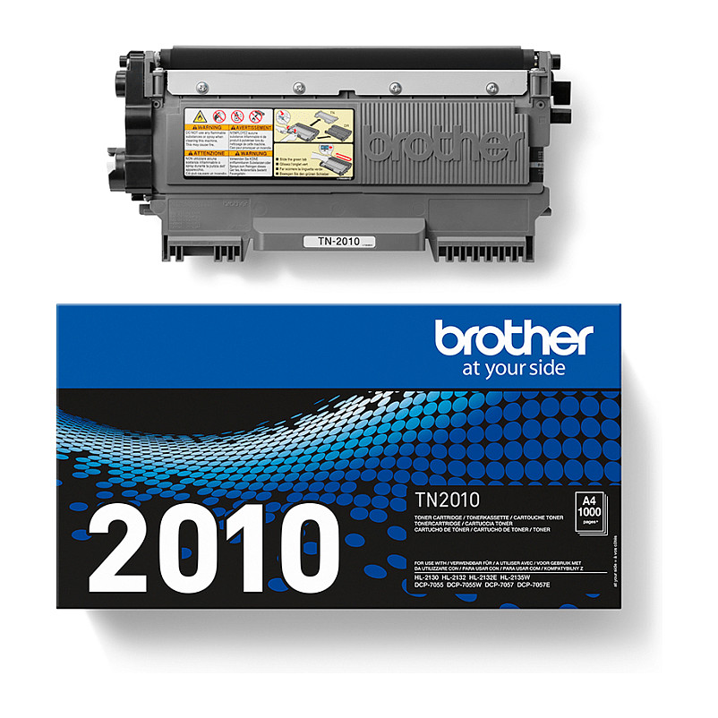 Toner Original Brother TN-2010 Cartridge / 1,000 faqe (ISO/IEC 19752) - Zezë - 4