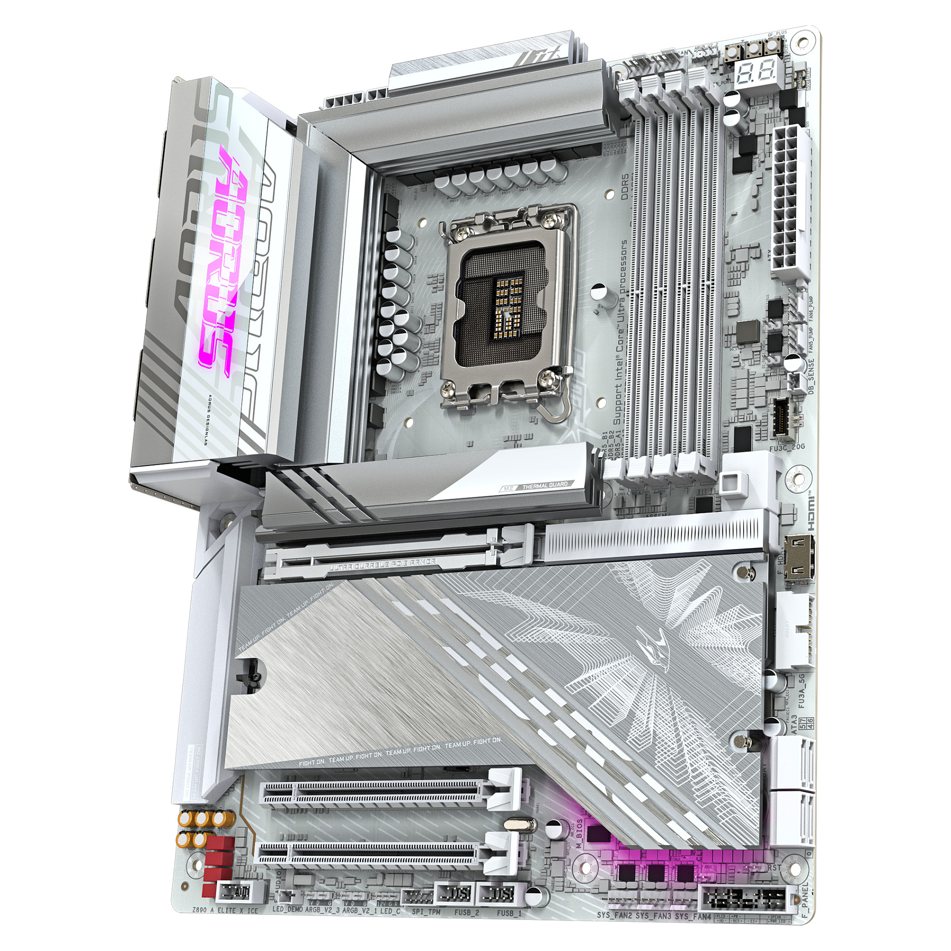 Pllakë Amë GIGA Z890 AORUS ELITE X ICE S1851/DDR5/ATX - 4